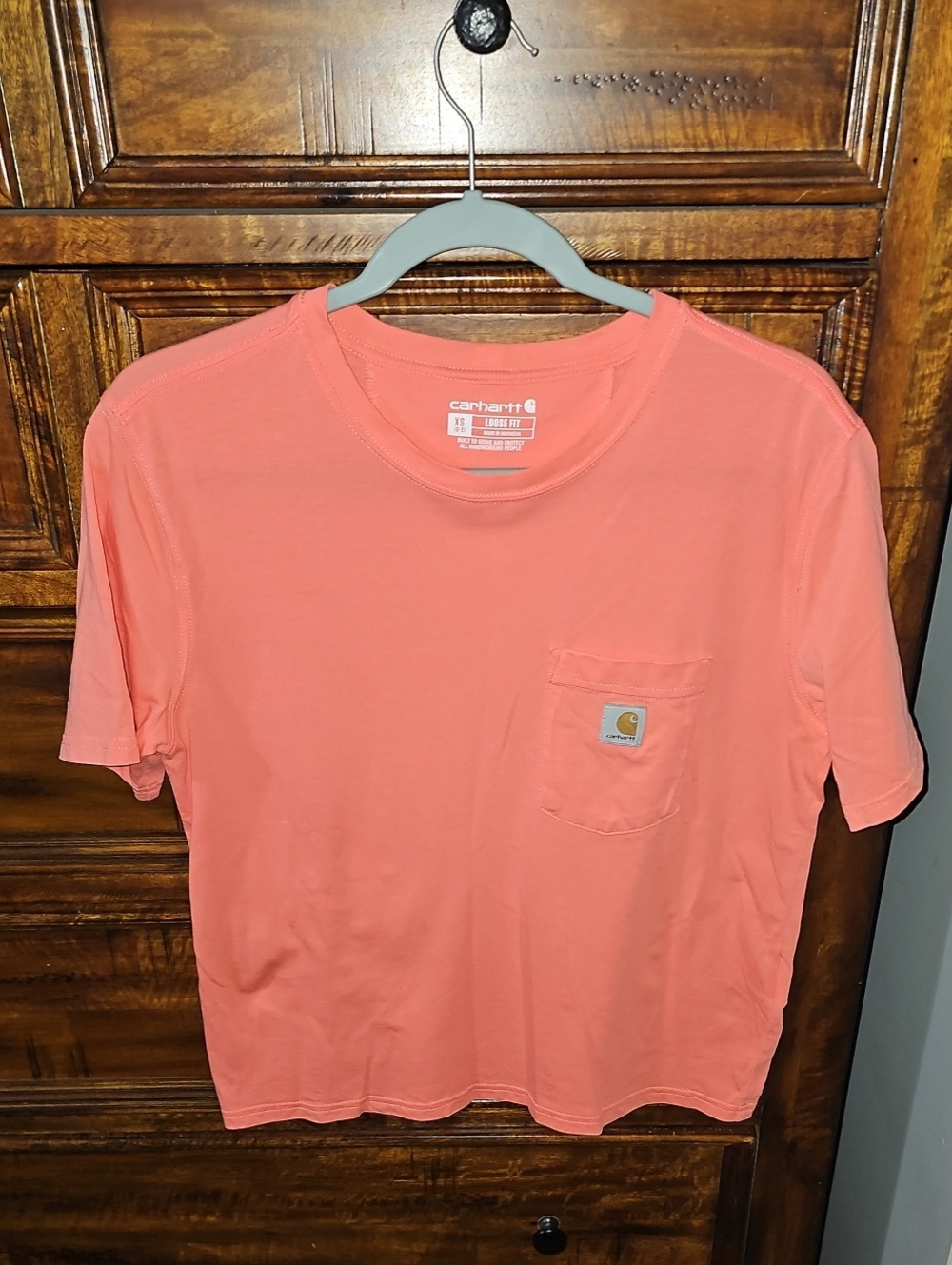 Carhartt Womens Loose Fit Pocket Tshirt! Sz XS(0-2) Womens!